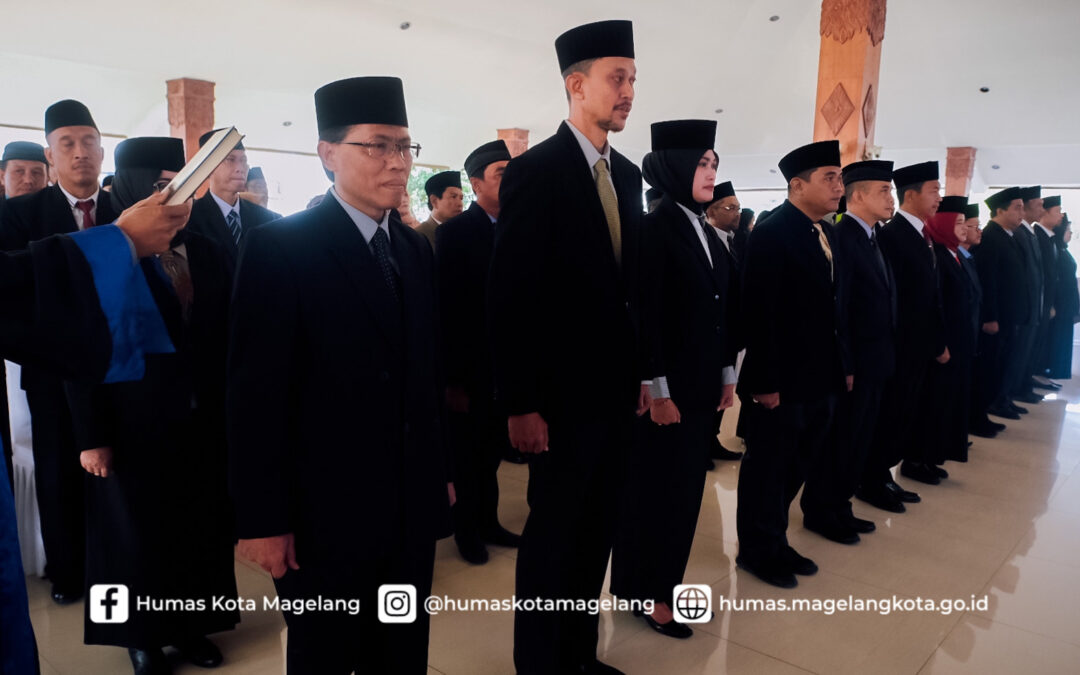 Wali Kota Magelang Lantik 23 PNS sebagai Pejabat Pimpinan Tinggi Pratama, Administrator dan Pengawas