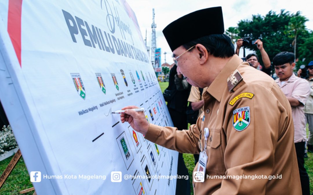 Wakil Wali Kota Magelang Turut Tanda Tangani Deklarasi Pemilu Damai 2024