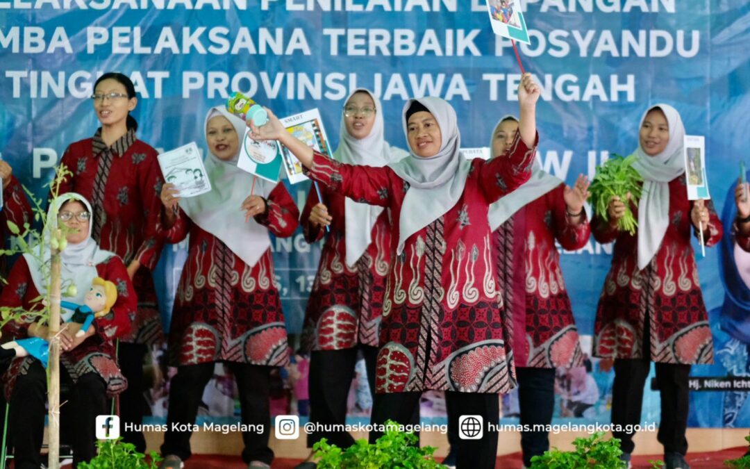 Posyandu Kasih Ibu Kedungsari Wakili Kota Magelang Lomba Posyandu Tingkat Jateng