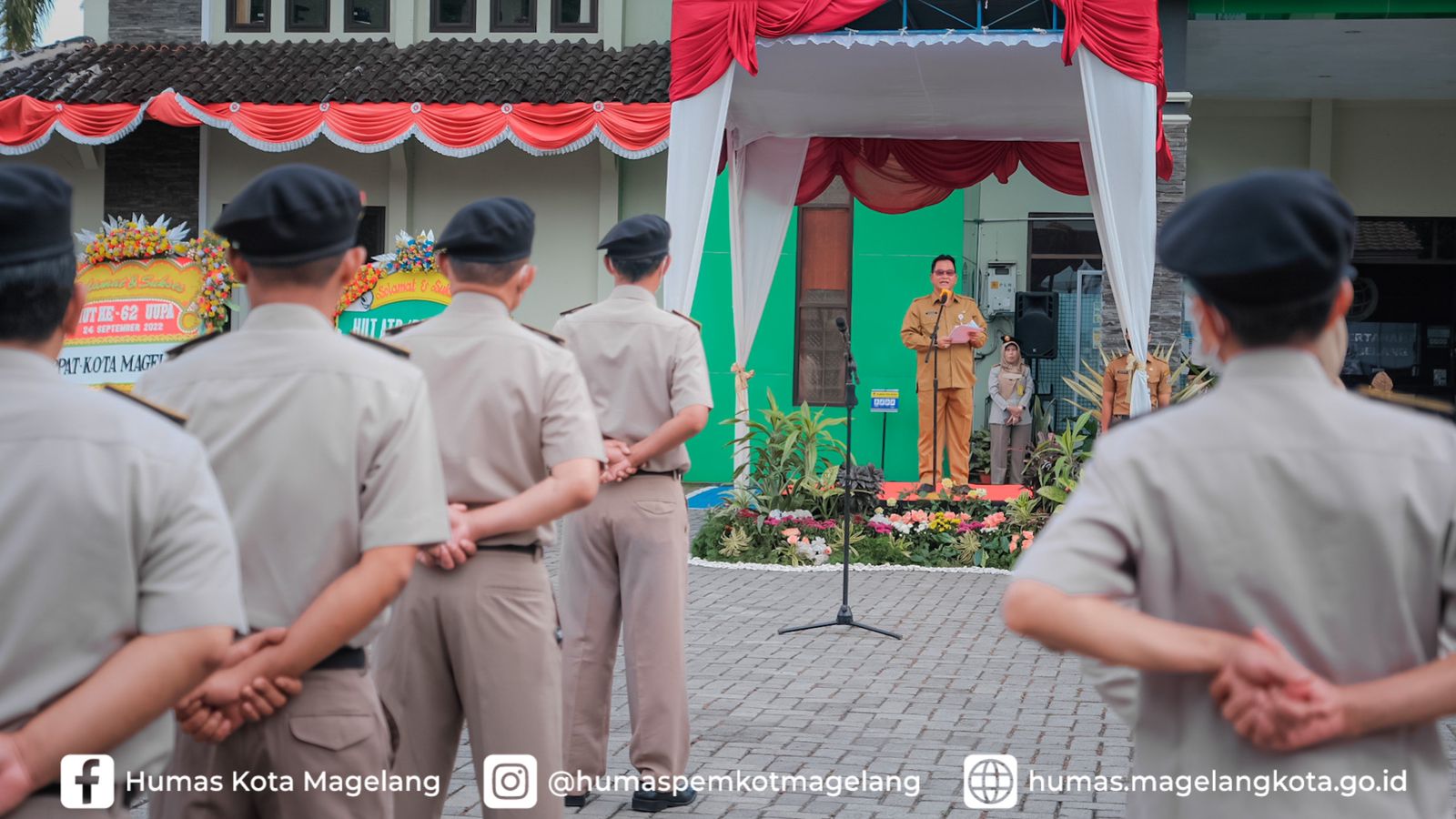 Sekda Kota Magelang Pimpin Upacara Hari Agraria dan Tata Ruang Nasional 2022