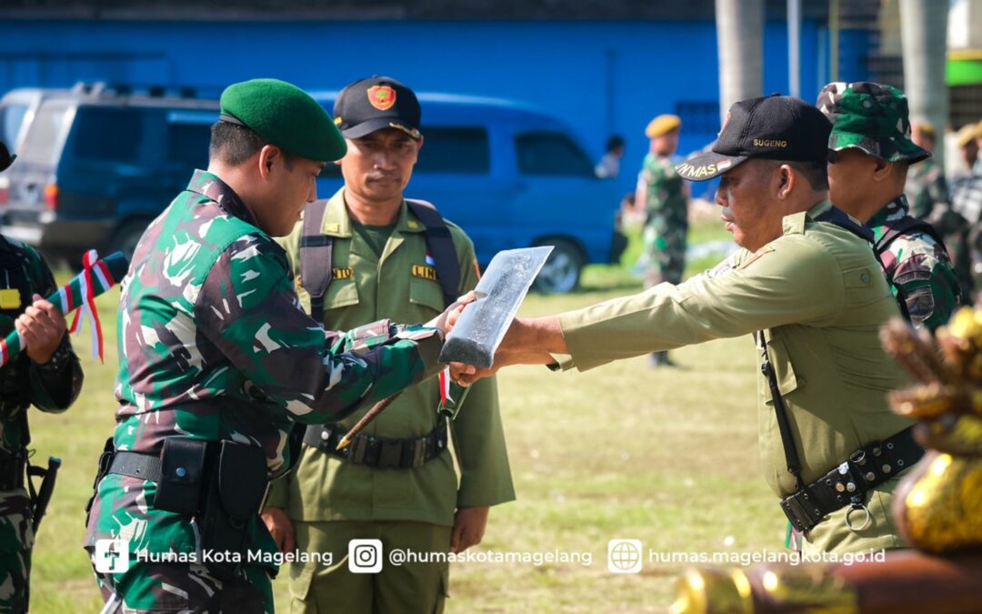 Resmi Ditutup, TMMD Sengkuyung Tahap I-2023 Bangun Talud Pembatas Makam di Kampung Nambangan