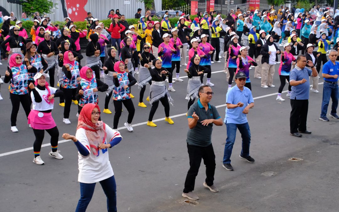 Antusias Warga Kota Magelang Ikuti Lomba Senam Kreasi Rodanya Mas Bagia