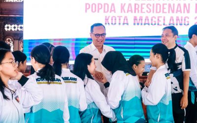 Wali Kota Magelang Lepas 160 Atlet dan Official POPDA Kedu 2024