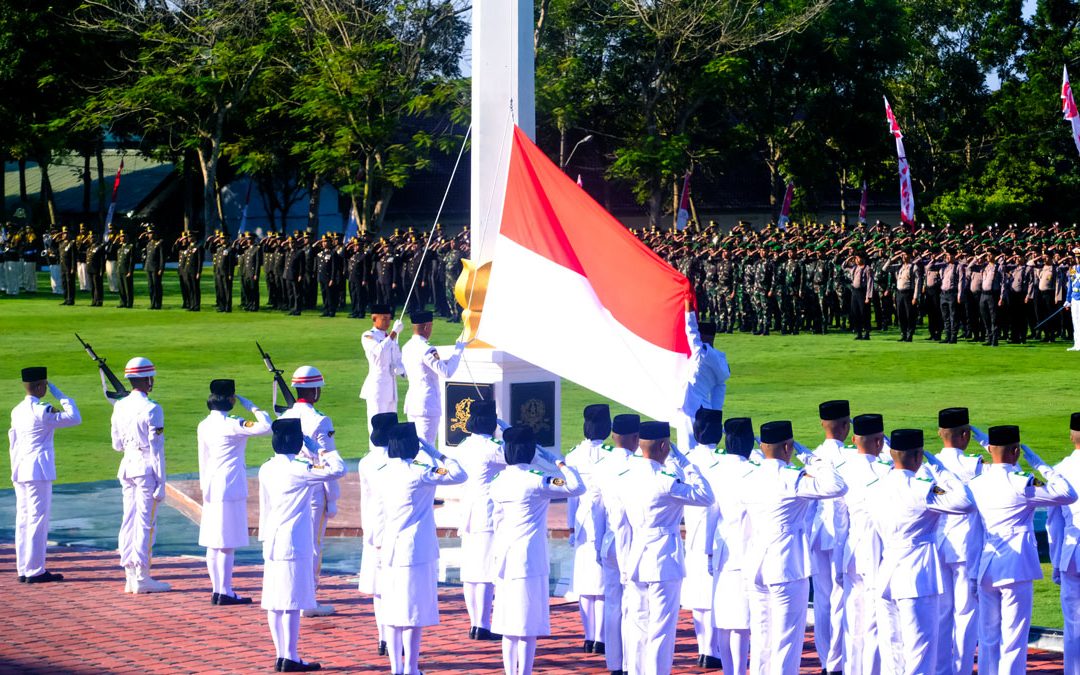 Pertama Kali, Upacara HUT ke-79 RI Kota Magelang Digelar di Lapangan Pancasila Akademi Militer