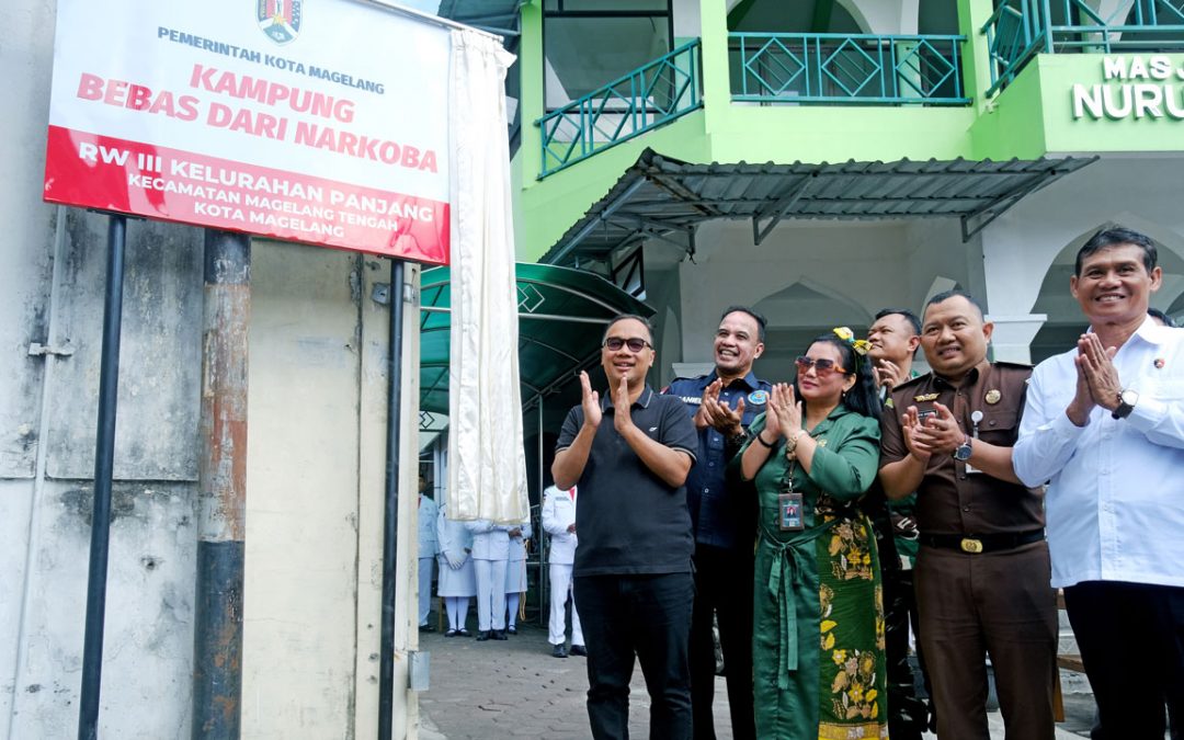 Bogeman dan Juritan Kota Magelang Dicanangkan Jadi Kampung Bebas Narkoba