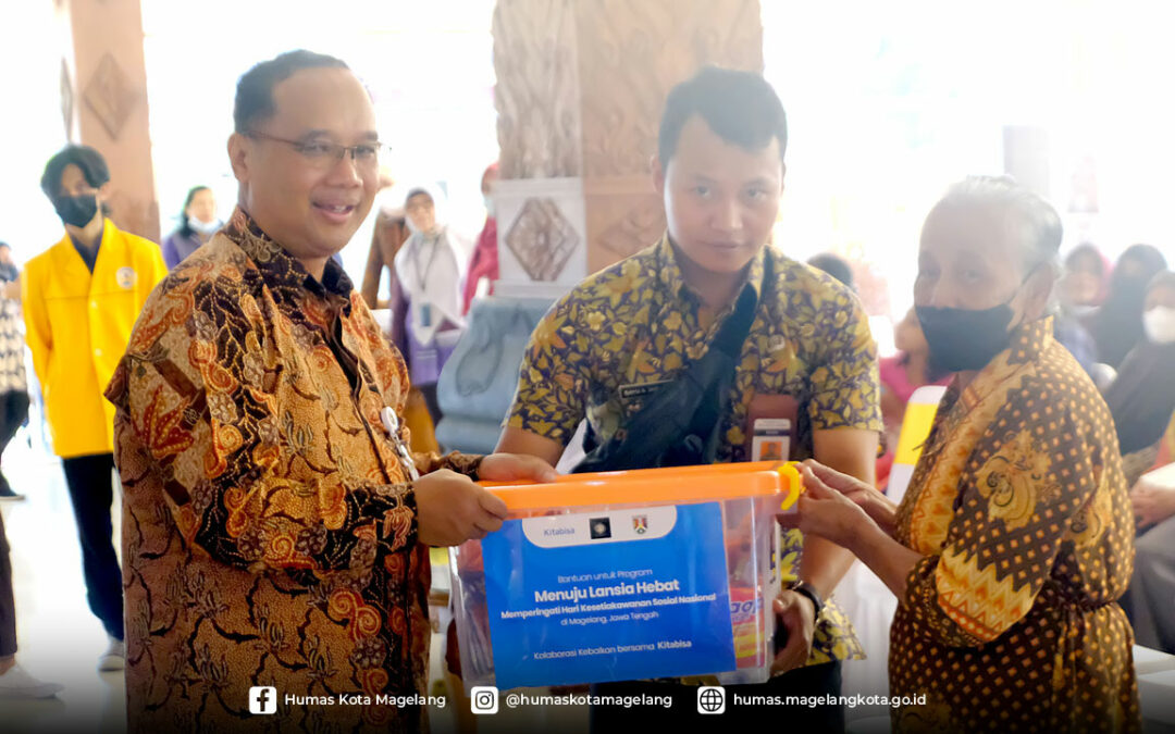 Pemkot Magelang dan Kitabisa.com Salurkan Bantuan dan Edukasi Hidup Sehat Untuk Lansia