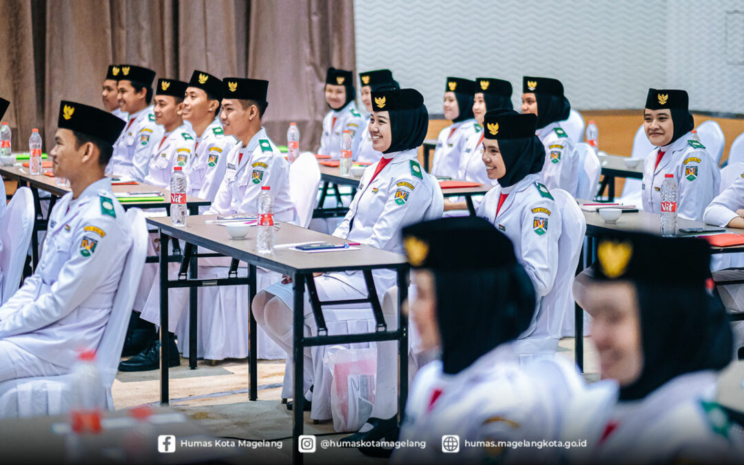 3.837 Anggota Paskibraka Ikuti Pembekalan Pembinaan Ideologi Pancasila di Kota Magelang